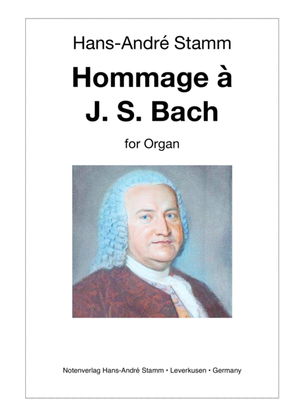 Book cover for Hommage a J. S. Bach for organ