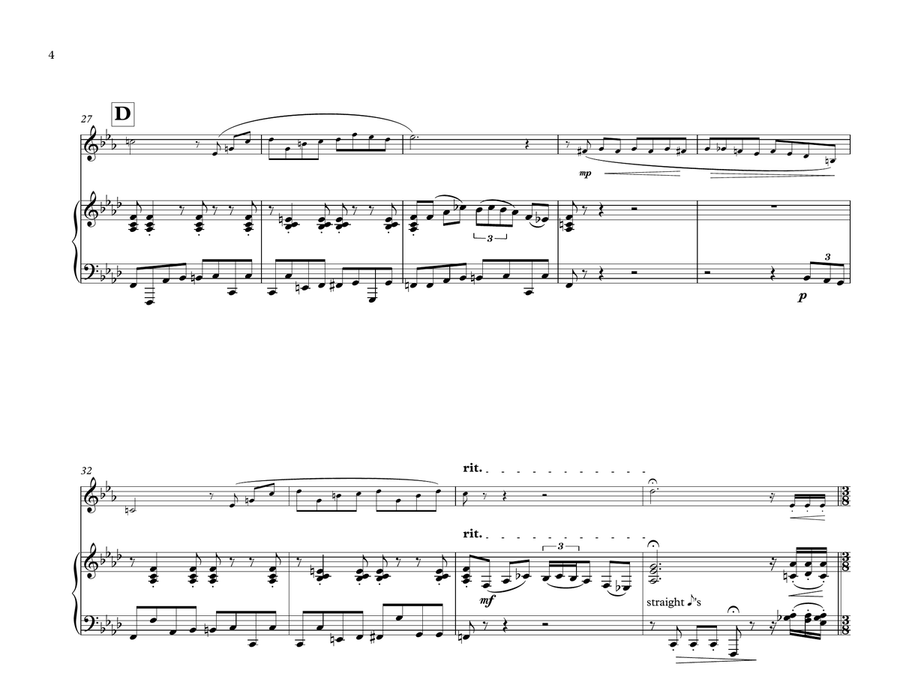 Für Elise Boogie Woogie for French Horn & Piano Brass Duet scores gallery preview page 4
