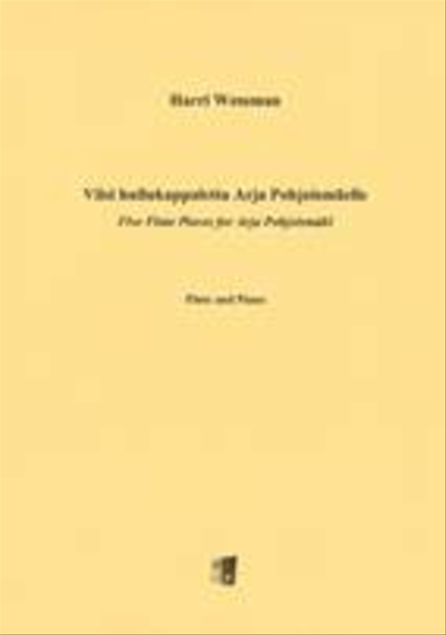 Viisi huilukappaletta Arja Pohjoismäelle / Five Flute Pieces for Arja Pohjoismäki Flute Solo scores gallery preview page 1