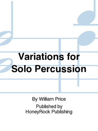 Variations for Solo Percussion