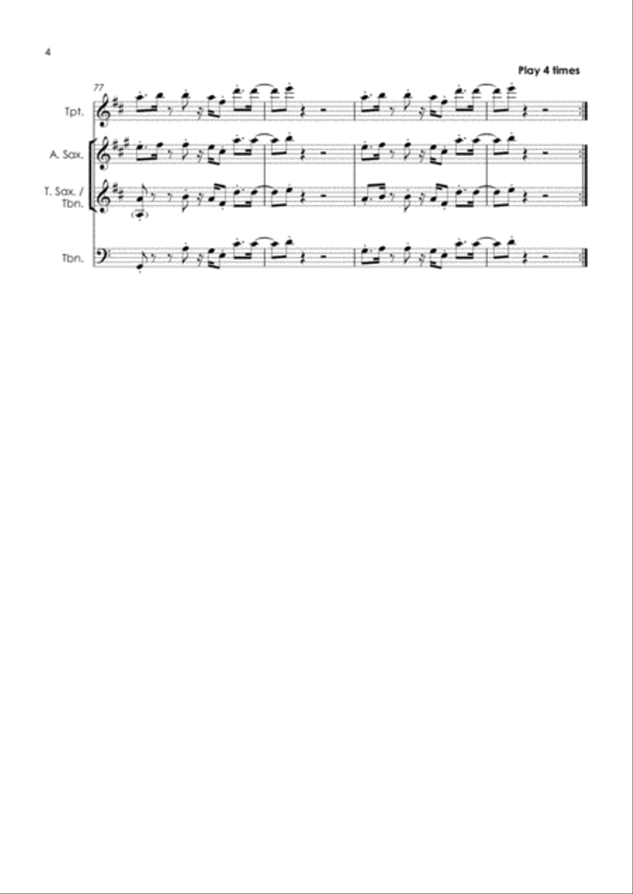 Cold Player Cold Player Tenor Saxophone scores gallery preview page 6