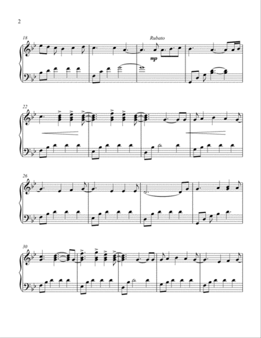 For Emily Piano Solo scores gallery preview page 2