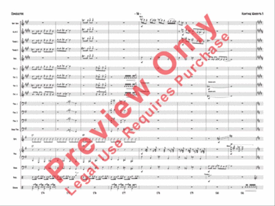 Hunting Wabbits 3 (Get Off My Lawn) Jazz Ensemble scores gallery preview page 39