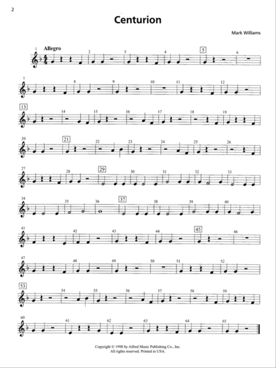 Accent on Performance Concert Favorites Collection Concert Band scores gallery preview page 3