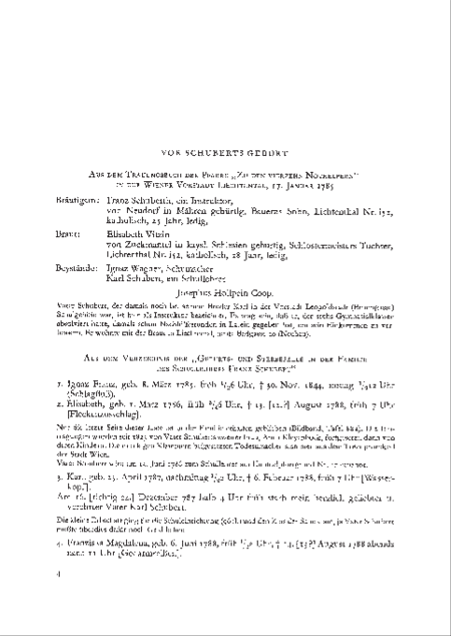 Schubert – Die Dokumente seines Lebens Collection / Songbook scores gallery preview page 2