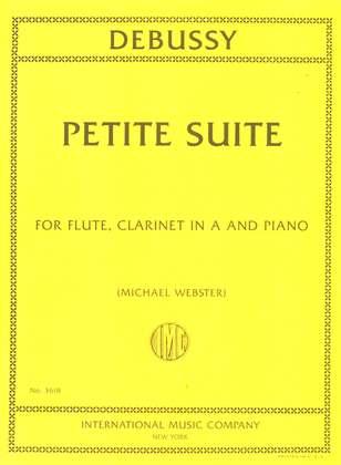 Book cover for Petite Suite For Flute, Clarinet In A And Piano
