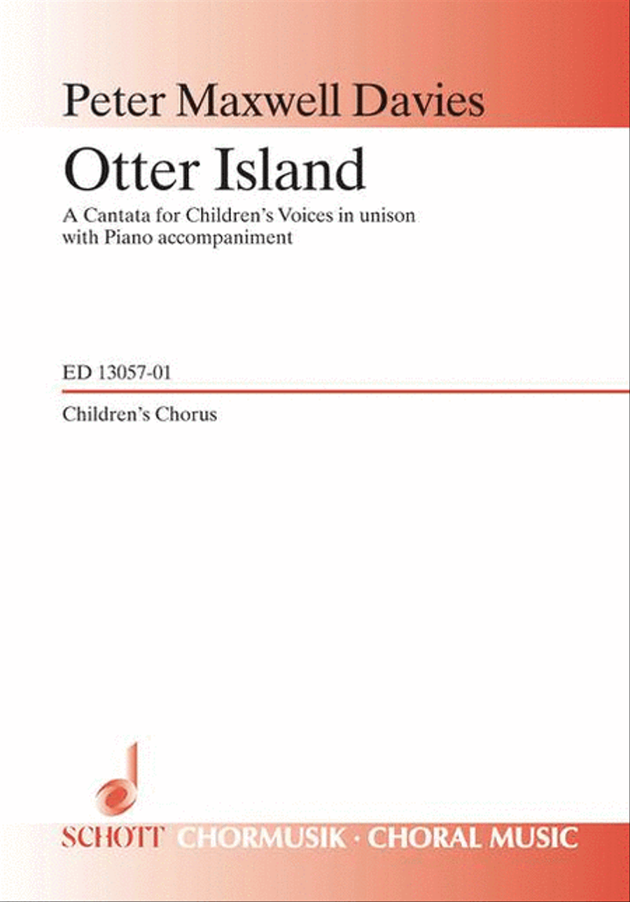 Otter Island: A Cantata For Children's Voices For Childrens' Choir/piano Children's Choir scores gallery preview page 1