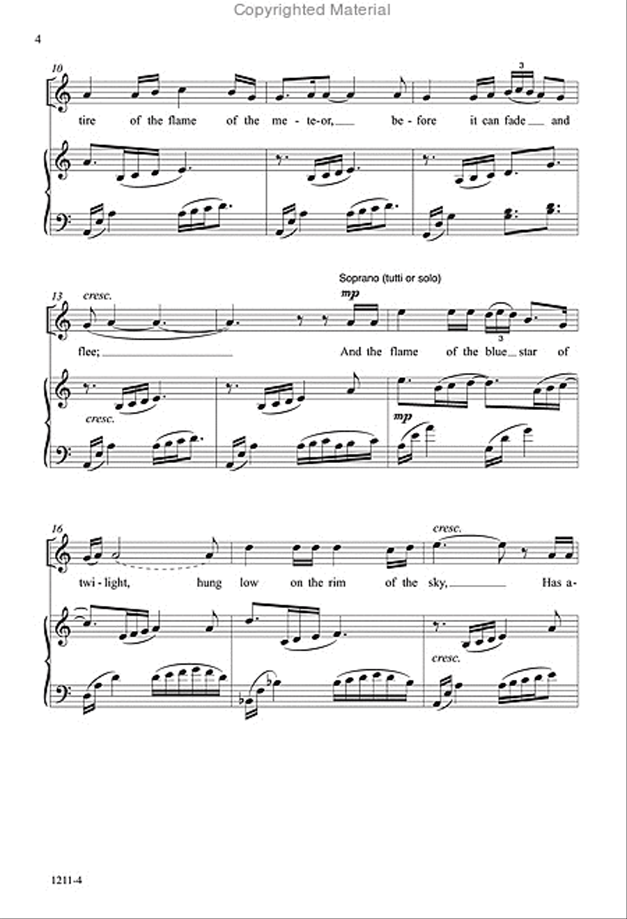 The White Birds - SSAA Octavo SSAA scores gallery preview page 3