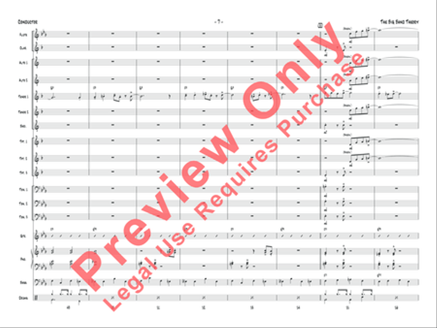 The Big Band Theory The Big Band Theory Jazz Ensemble scores gallery preview page 8