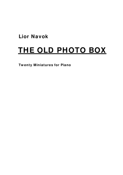 "The Old Photo Box" - For Piano [Full Cycle] image number null