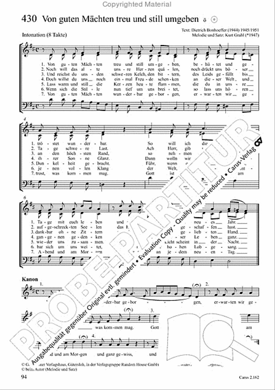 Chorbuch Gotteslob SAM 3-Part scores gallery preview page 95