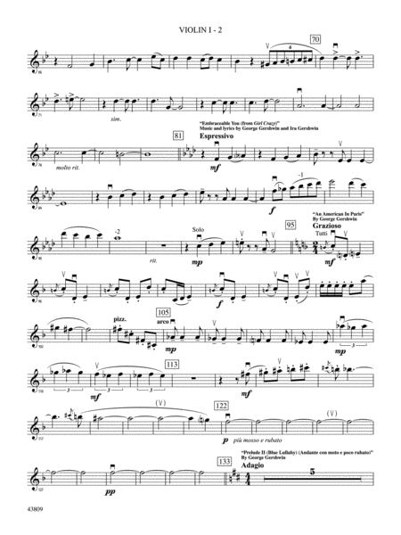 Gershwin by George!: 1st Violin