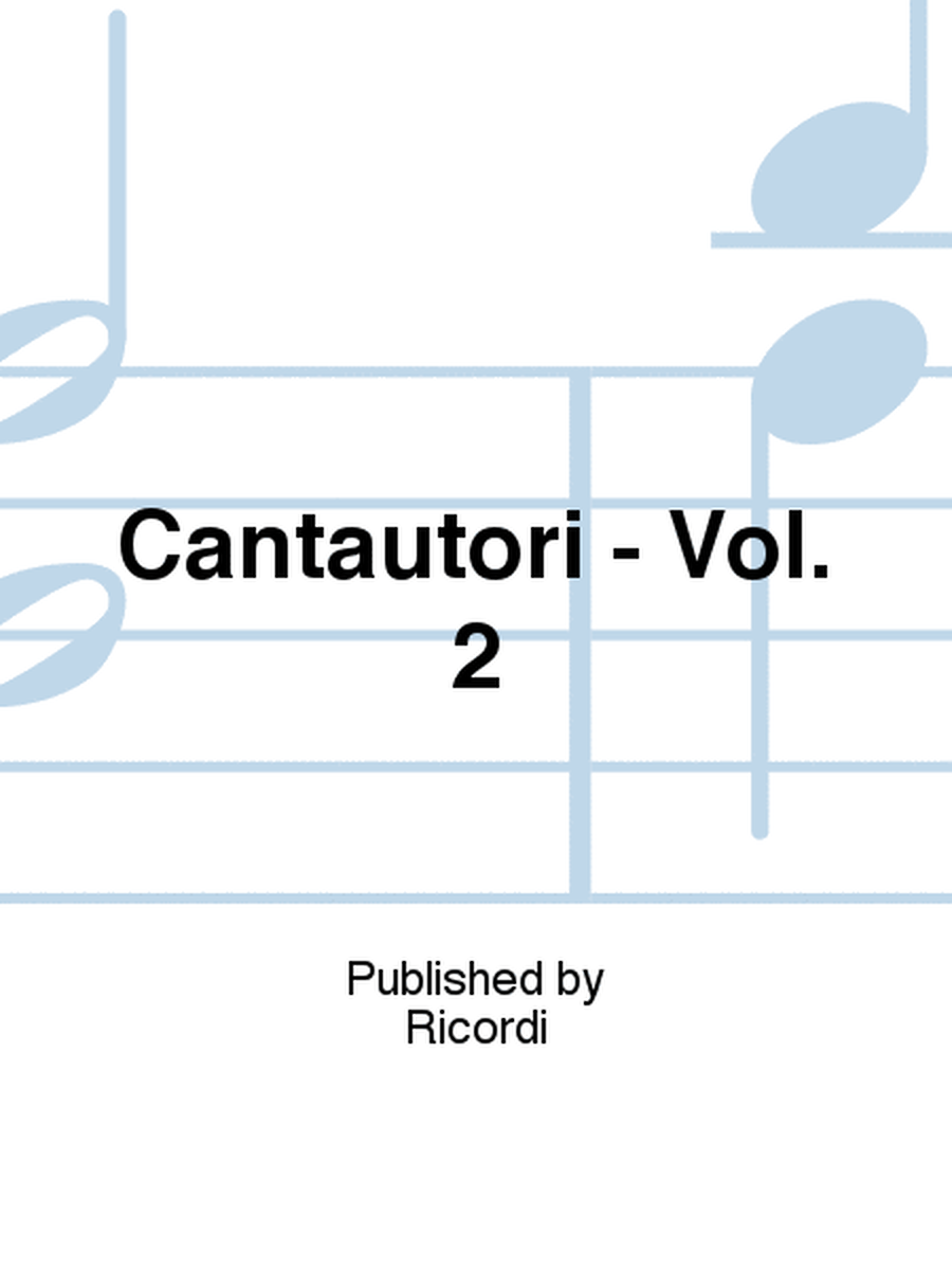 Cantautori - Vol. 2