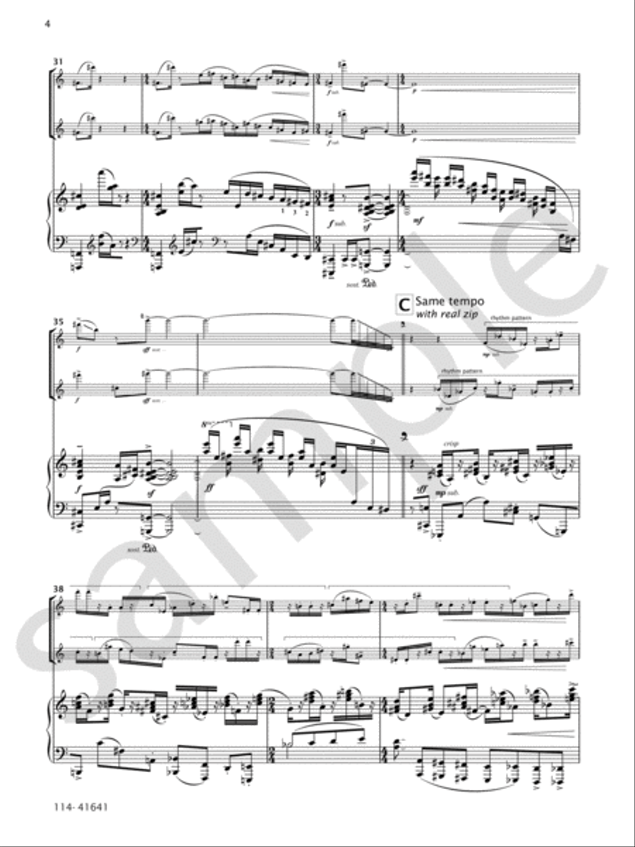 Vultures Chamber Music scores gallery preview page 6