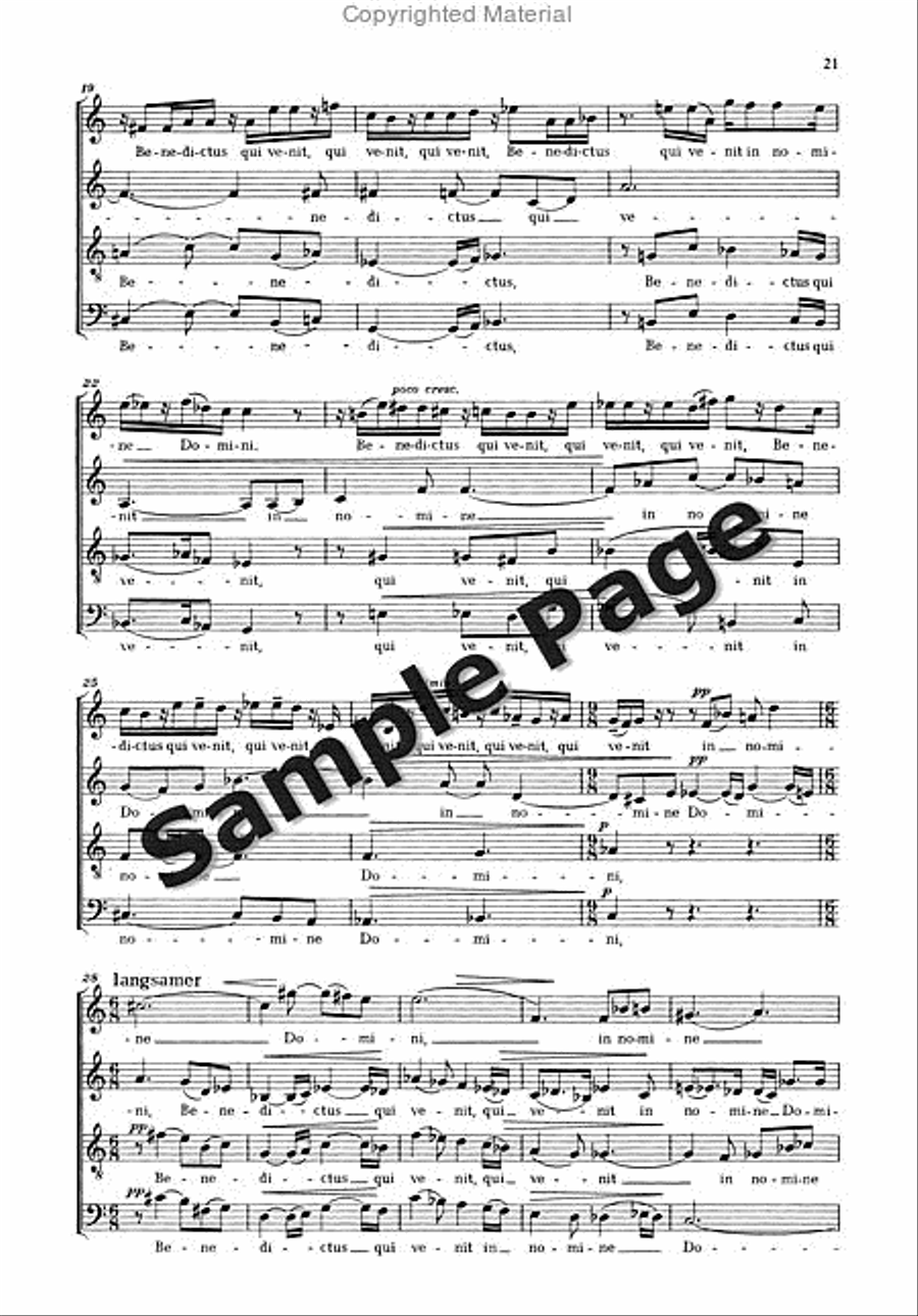 Messe 4-Part scores gallery preview page 24