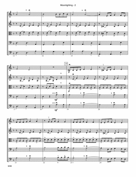 Moonlighting (based on Moonlight Sonata) - Conductor Score (Full Score)