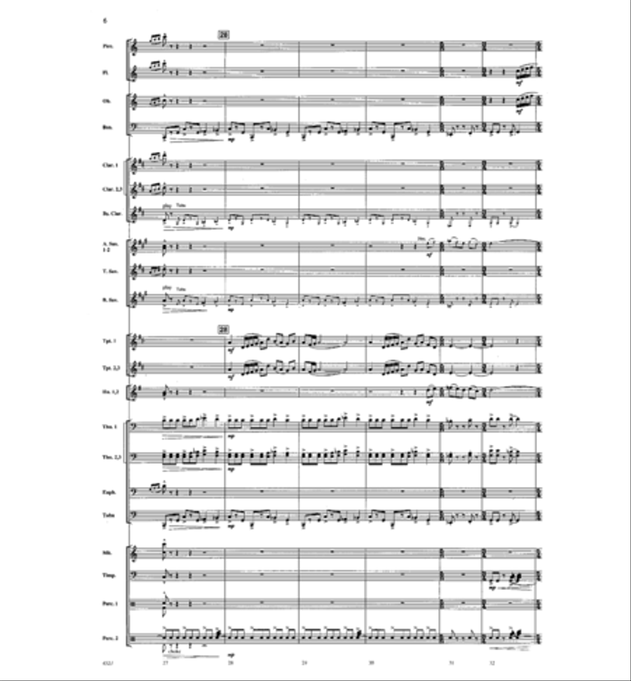 Skyscapes Skyscapes Concert Band scores gallery preview page 6
