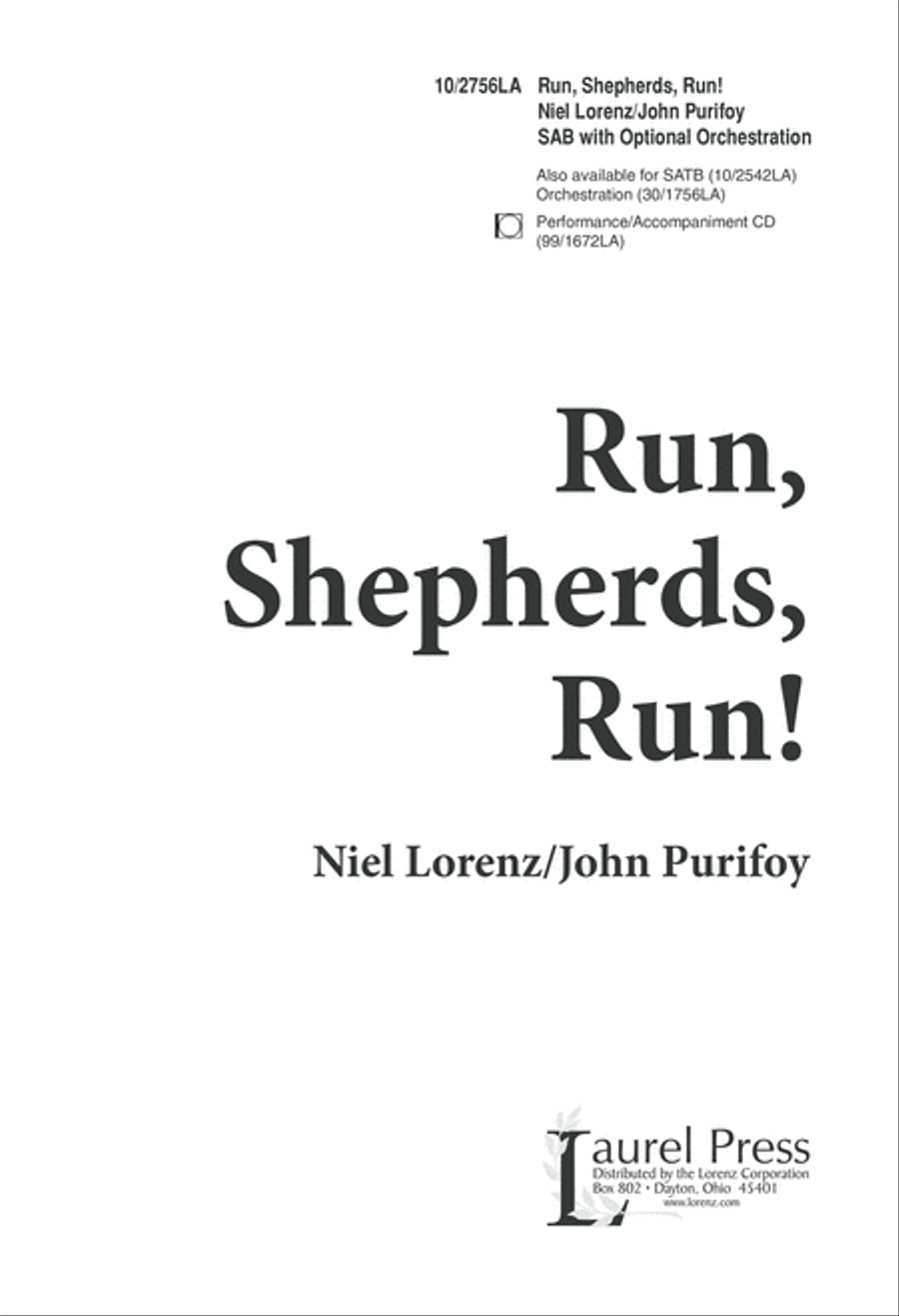 Run, Shepherds, Run 3-Part scores gallery preview page 1