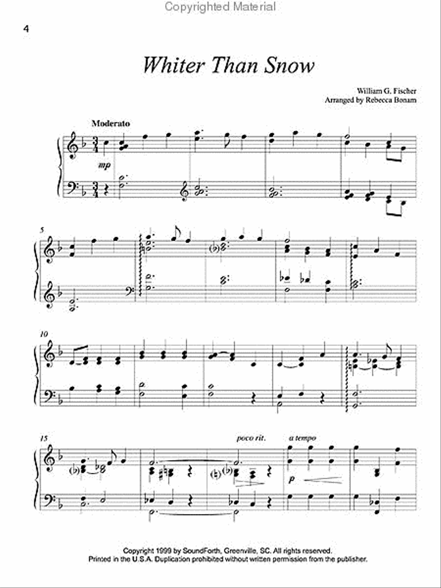 <br>Sheet music extract