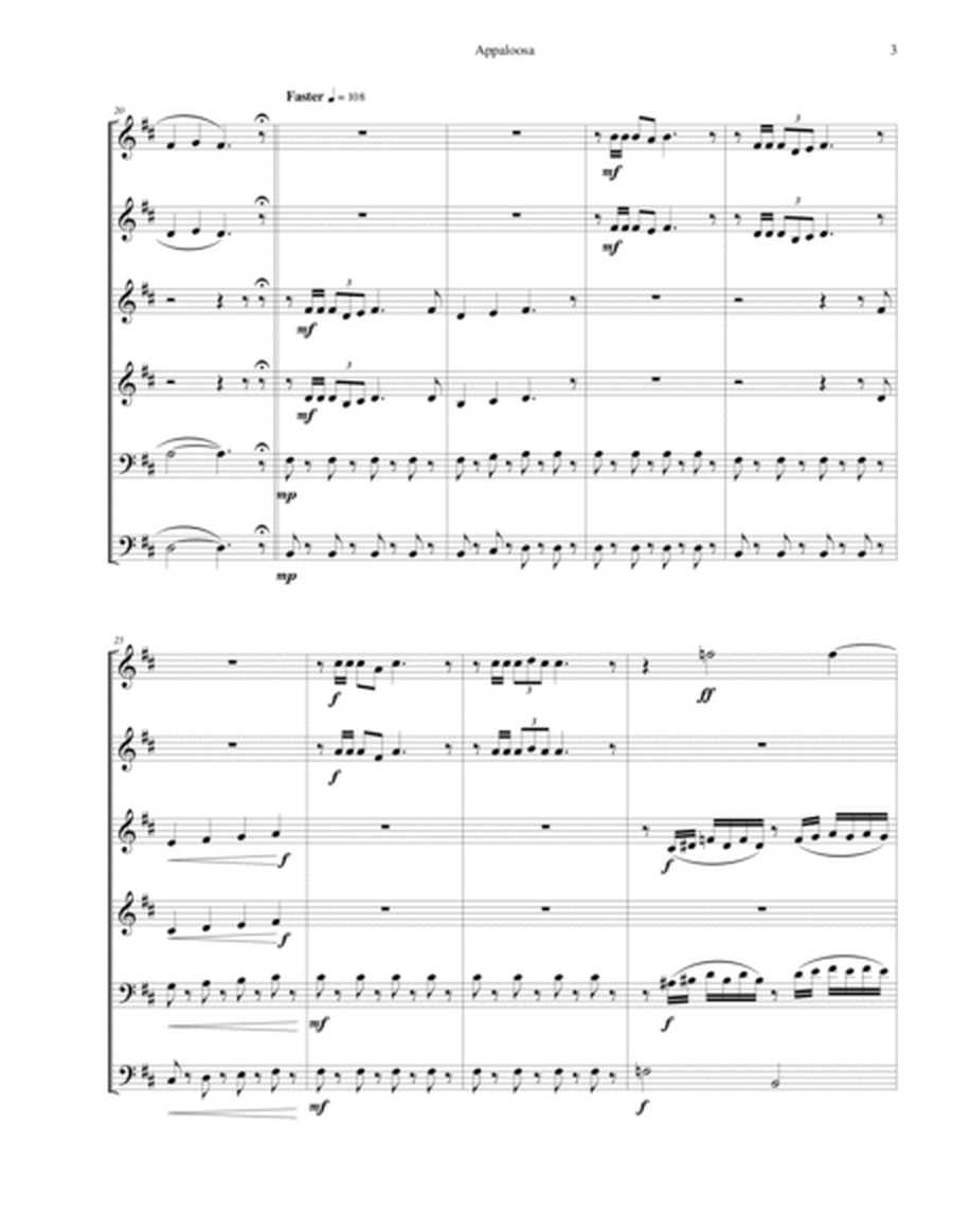 Appaloosa - for 6-part horn choir image number null
