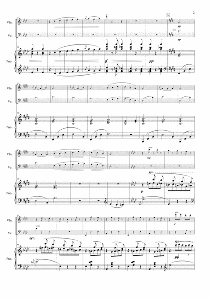 Camille Saint-Saëns - Wedding Cake for Pianotrio image number null