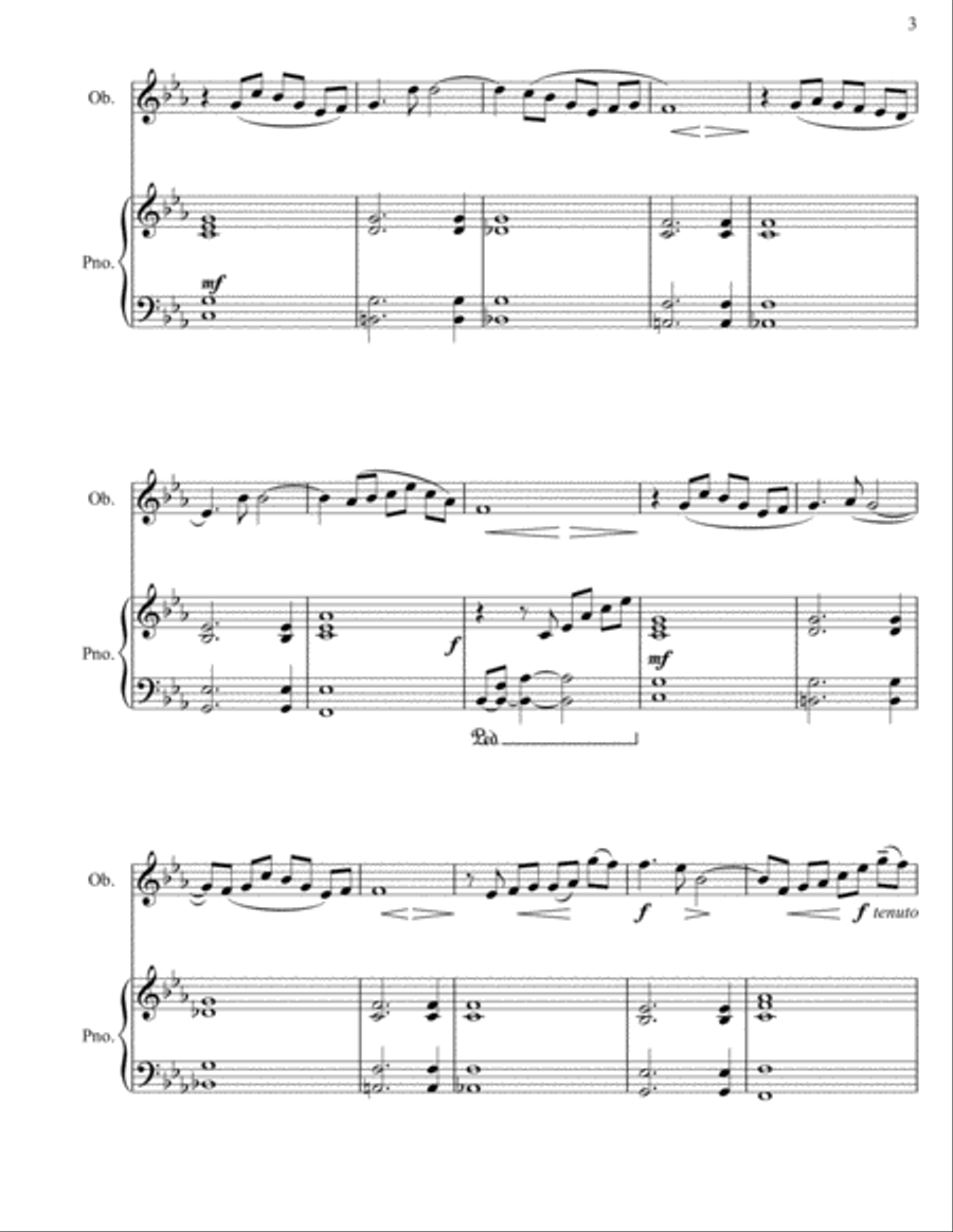 Reflections - Oboe Reflections - Oboe Piano Accompaniment scores gallery preview page 4