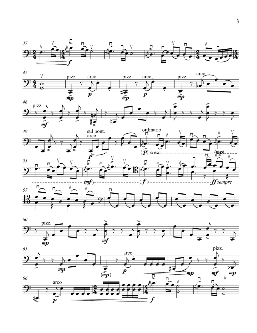 St. Peter's Suite for Solo Cello Chamber Music scores gallery preview page 3