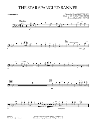 The Star Spangled Banner - Trombone 1
