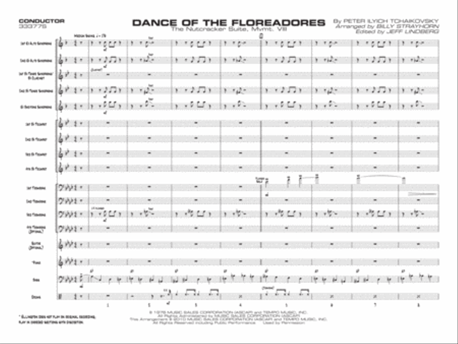 The Nutcracker Suite Jazz Ensemble scores gallery preview page 54