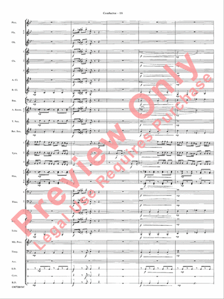 Leroy Anderson: A Legacy in Sound Concert Band scores gallery preview page 21