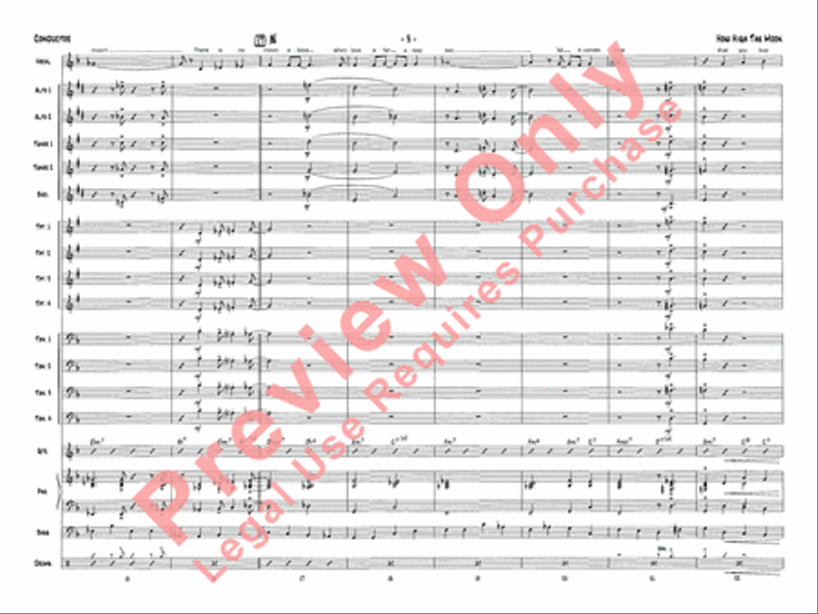How High the Moon How High the Moon Jazz Ensemble scores gallery preview page 6