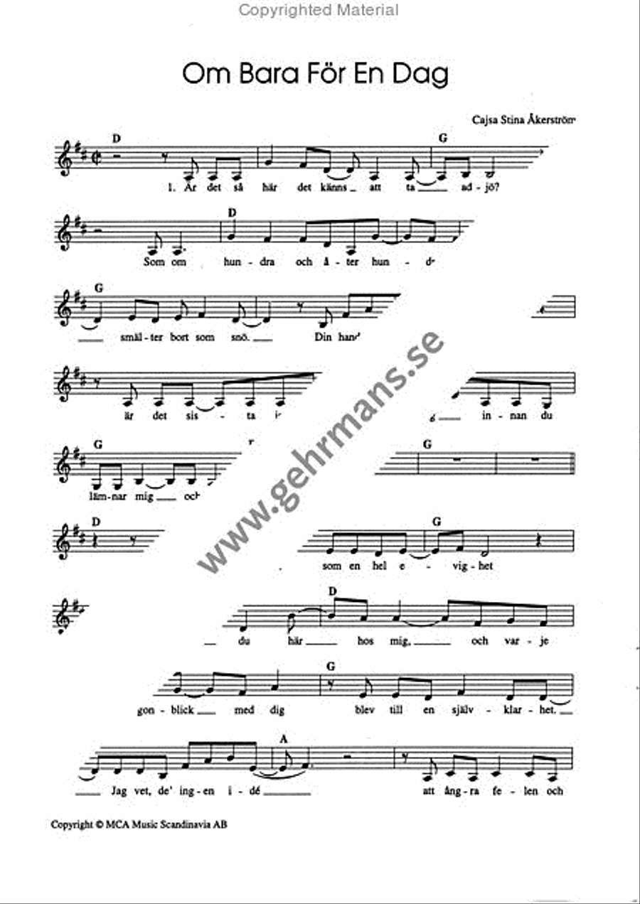 Cajsa Stina Akerstrom Piano, Vocal, Guitar scores gallery preview page 3