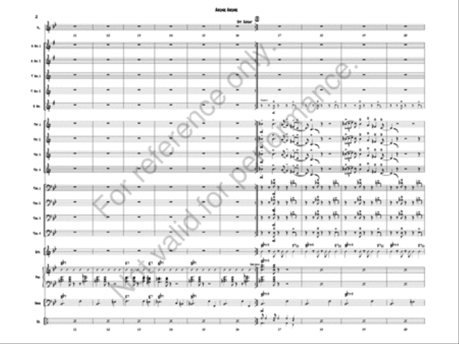 Ahunk Ahunk Jazz Ensemble scores gallery preview page 5