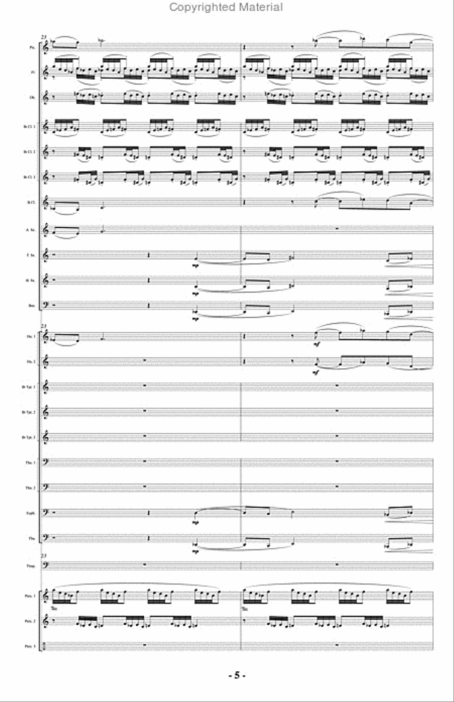 In Love's Autumn Concert Band scores gallery preview page 6