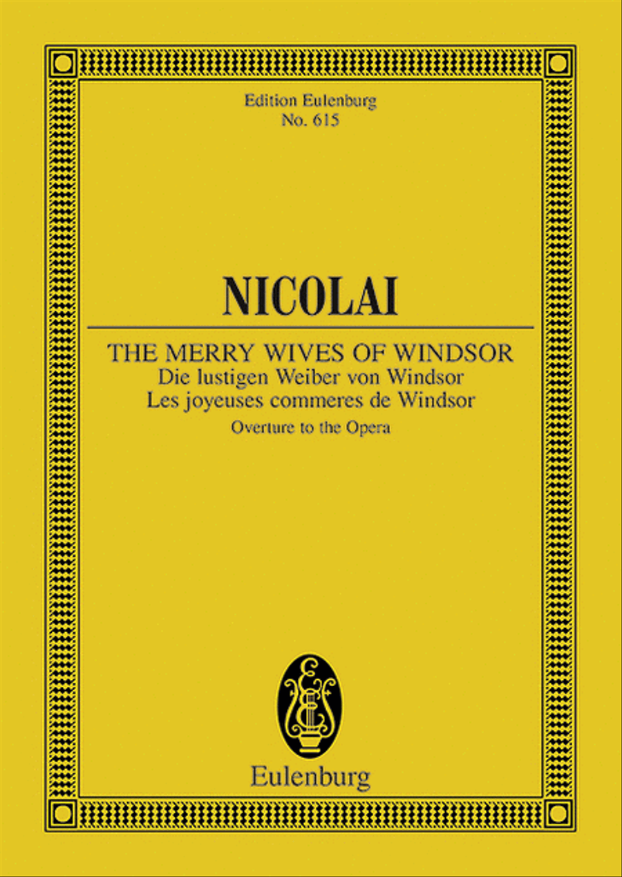 The Merry Wives of Windsor Orchestra scores gallery preview page 1