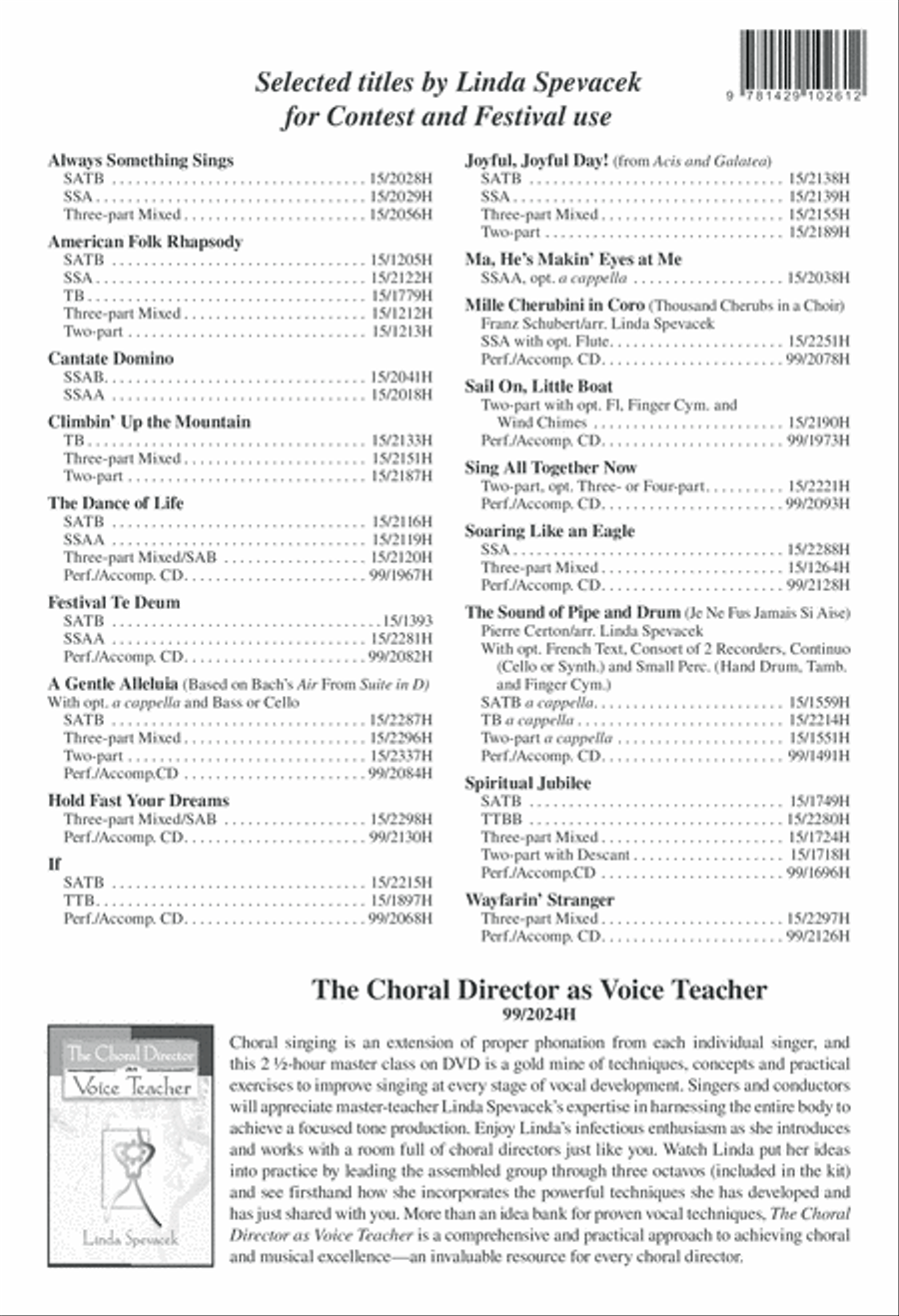 And So I Sing 4-Part scores gallery preview page 12