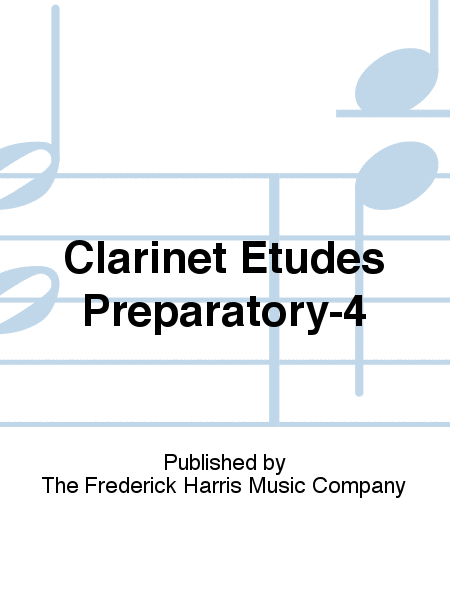 Clarinet Etudes Preparatory-4