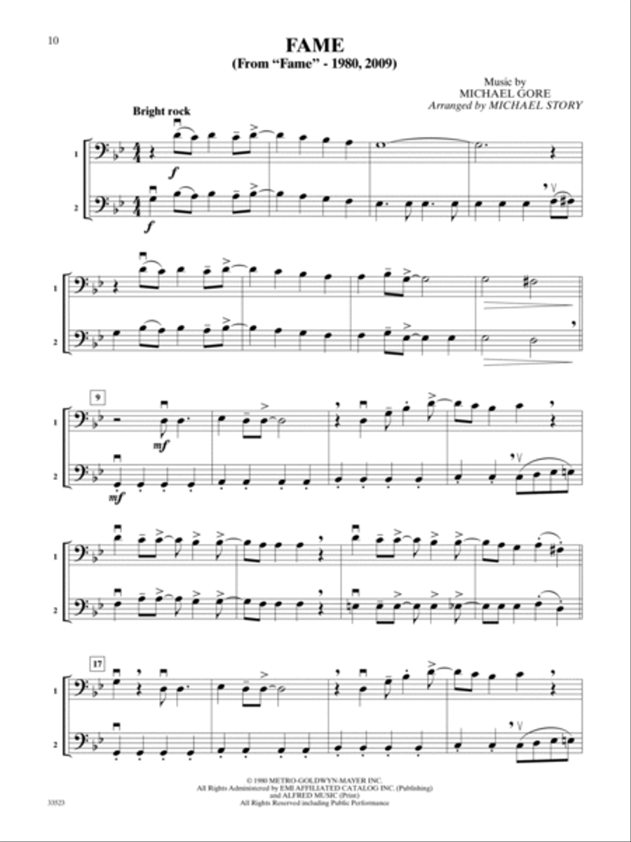 Movie Duets for All Small Ensemble scores gallery preview page 4