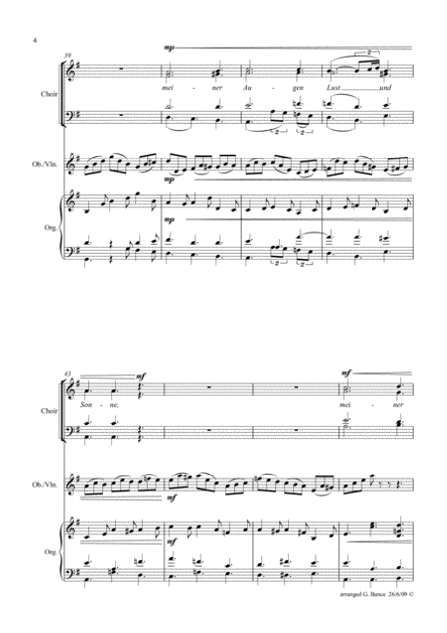 Jesu, Joy of Man's Desiring 4-Part scores gallery preview page 4