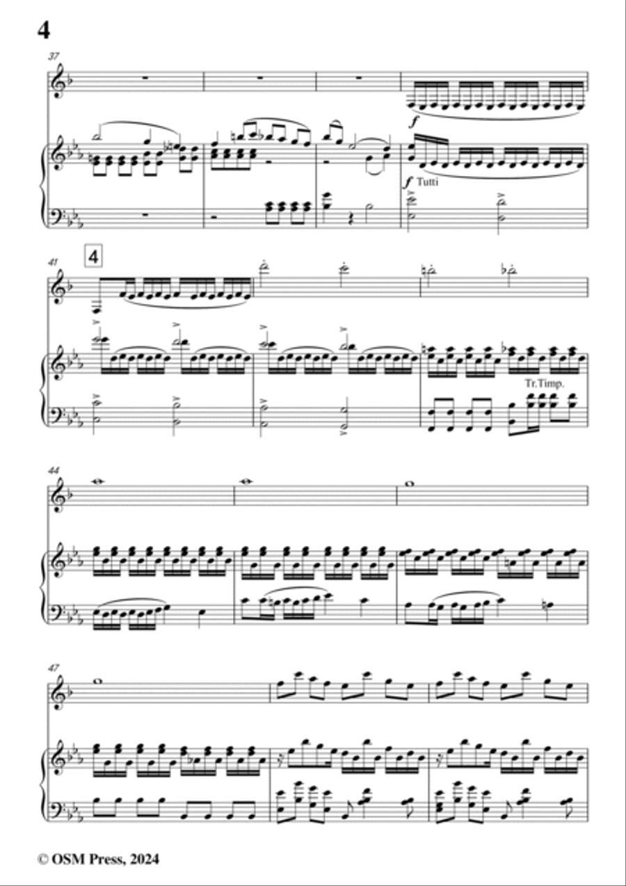 F. Krommer-Clarinet Concerto No.1,Op.36,for Clarinet and Piano B-Flat Clarinet scores gallery preview page 6