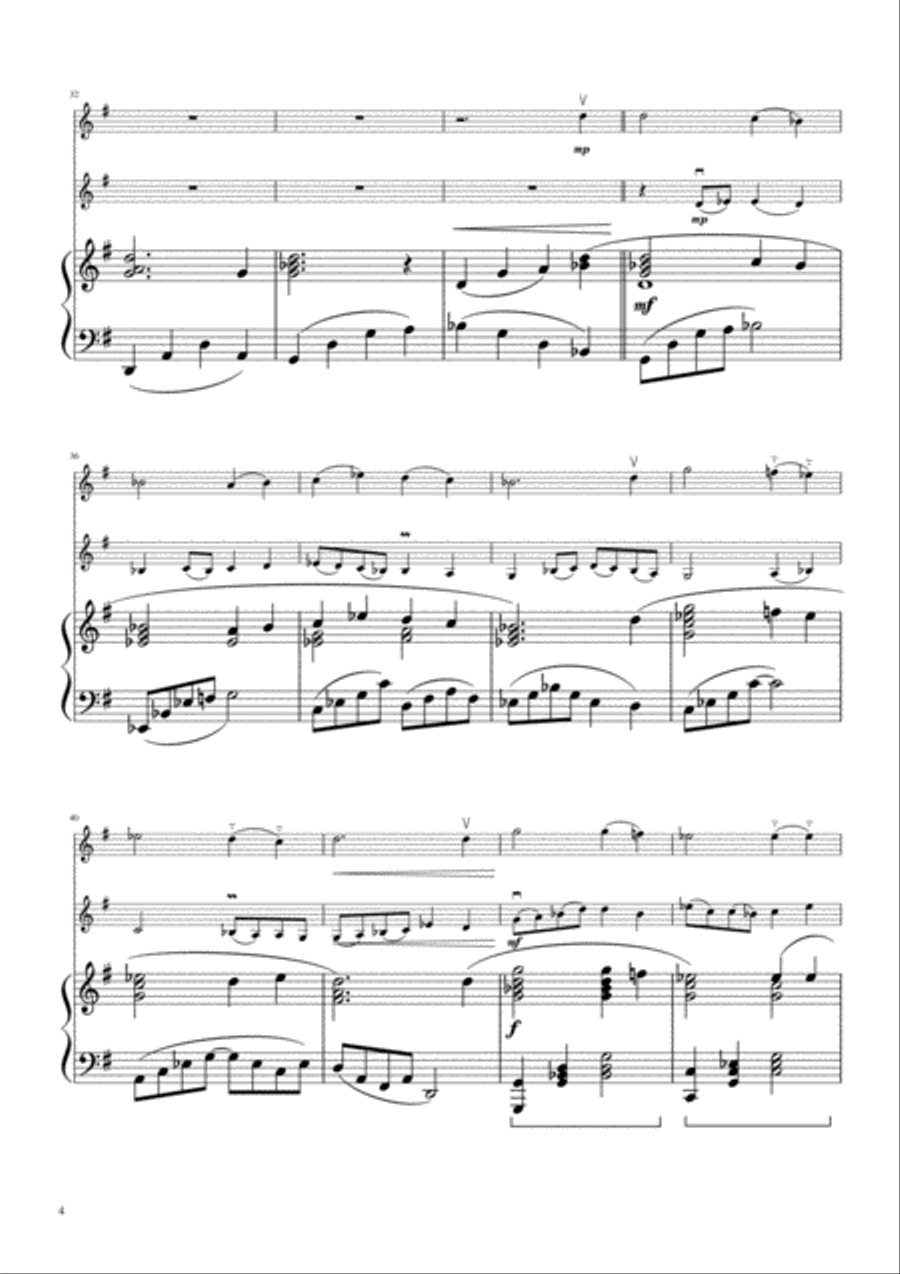 It Is Well with My Soul - Violin Duo with Piano Accompaniment String Duet scores gallery preview page 5