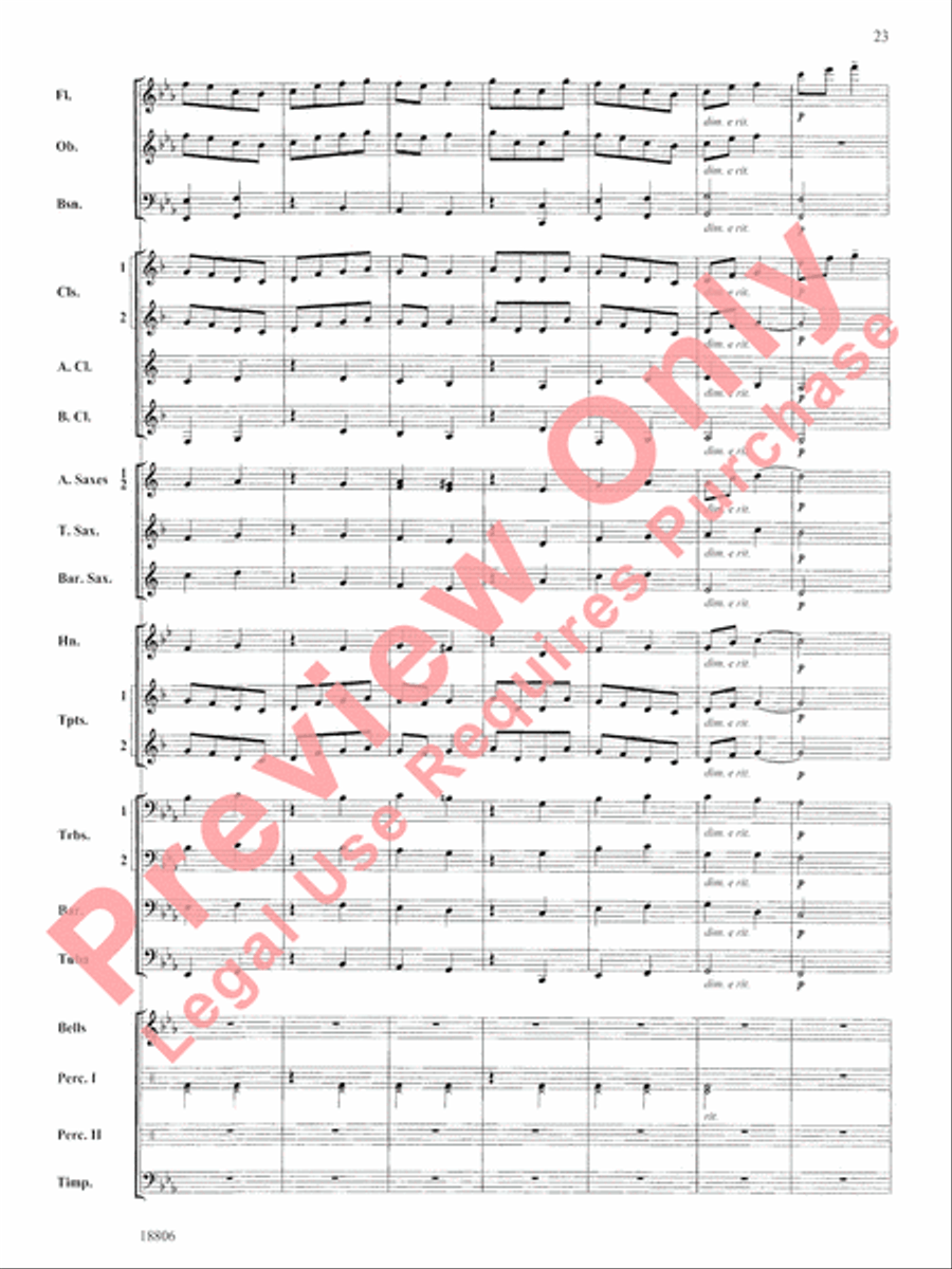 Quintology Concert Band scores gallery preview page 24