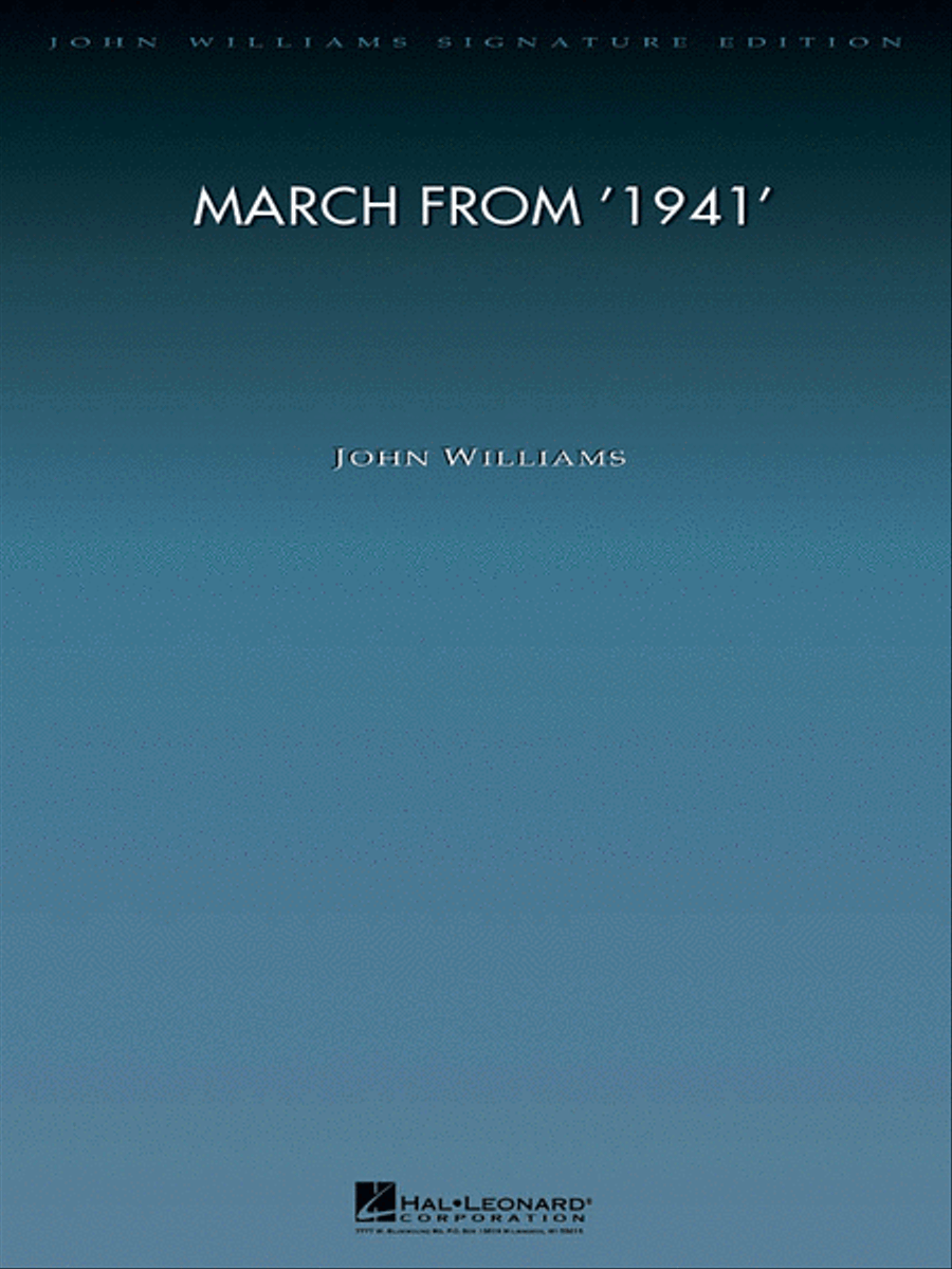 March from “1941” Full Orchestra scores gallery preview page 1