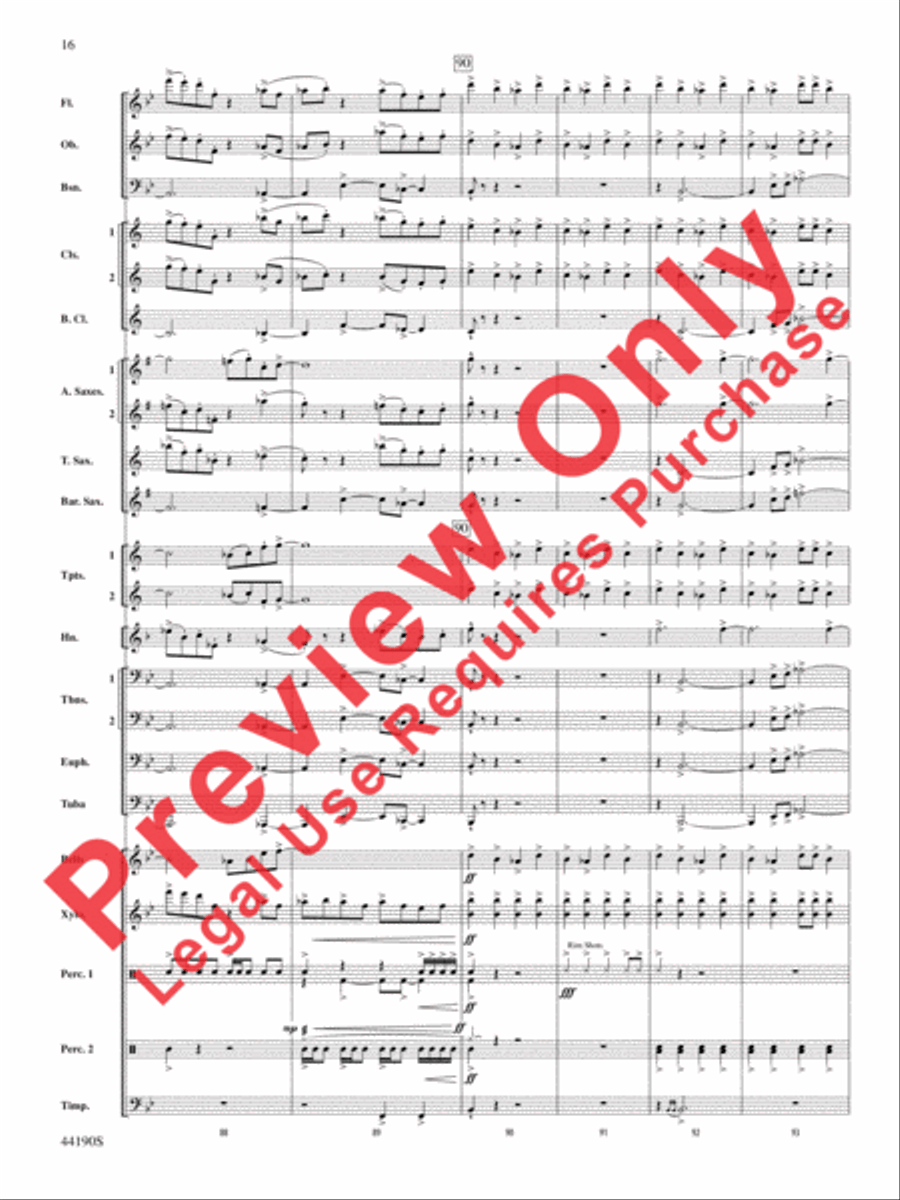 Dynamo Concert Band scores gallery preview page 17