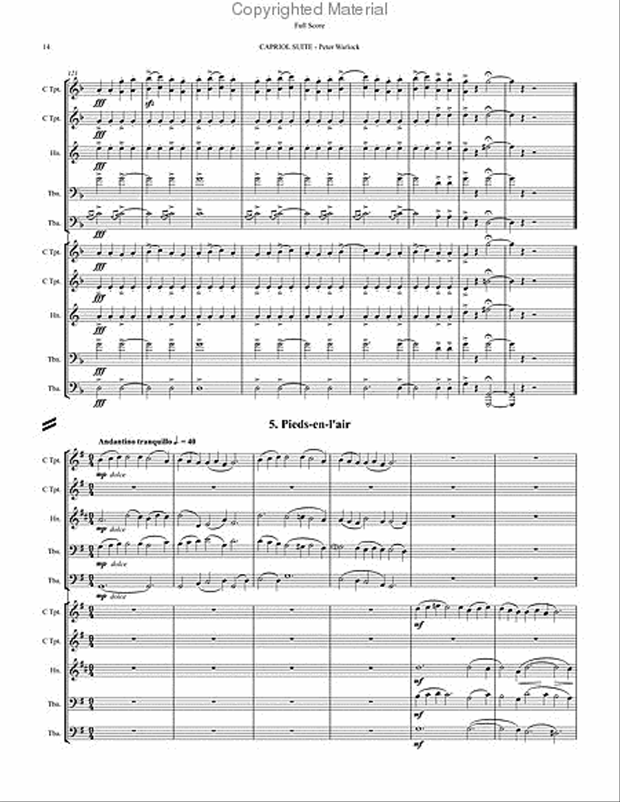 Capriol Suite Score scores gallery preview page 8