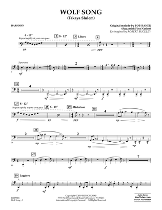 Wolf Song (Takaya Slulem) - Bassoon