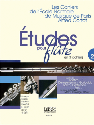 Book cover for Etudes Pour Flute Bk 2