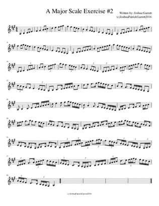 A Major Scale Exercise #2