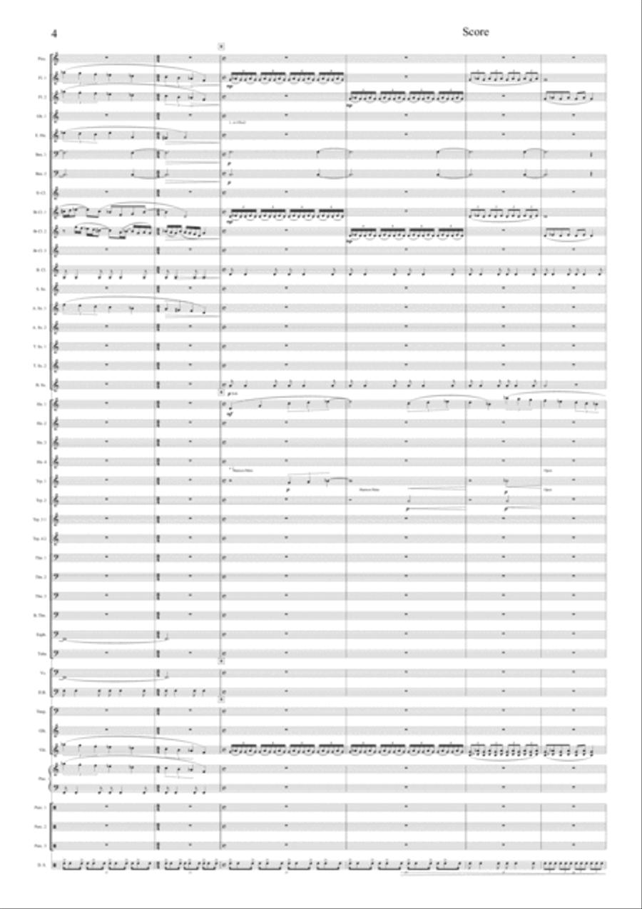 Tambores de Congo Concert Band scores gallery preview page 4