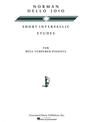 Book cover for Short Intervallic Etudes (for Well-Tempered Pianists)
